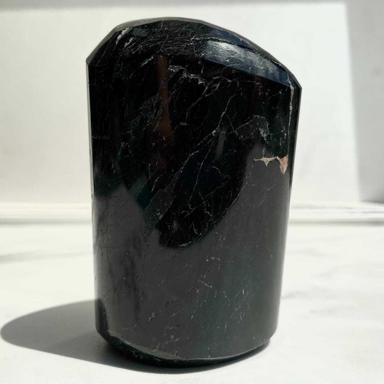 Black Tourmaline Polished Freeform - BT24 Black Tourmaline Polished Freeform - BT24